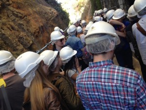 Visiting the archaeological site Visiting the archaeological site